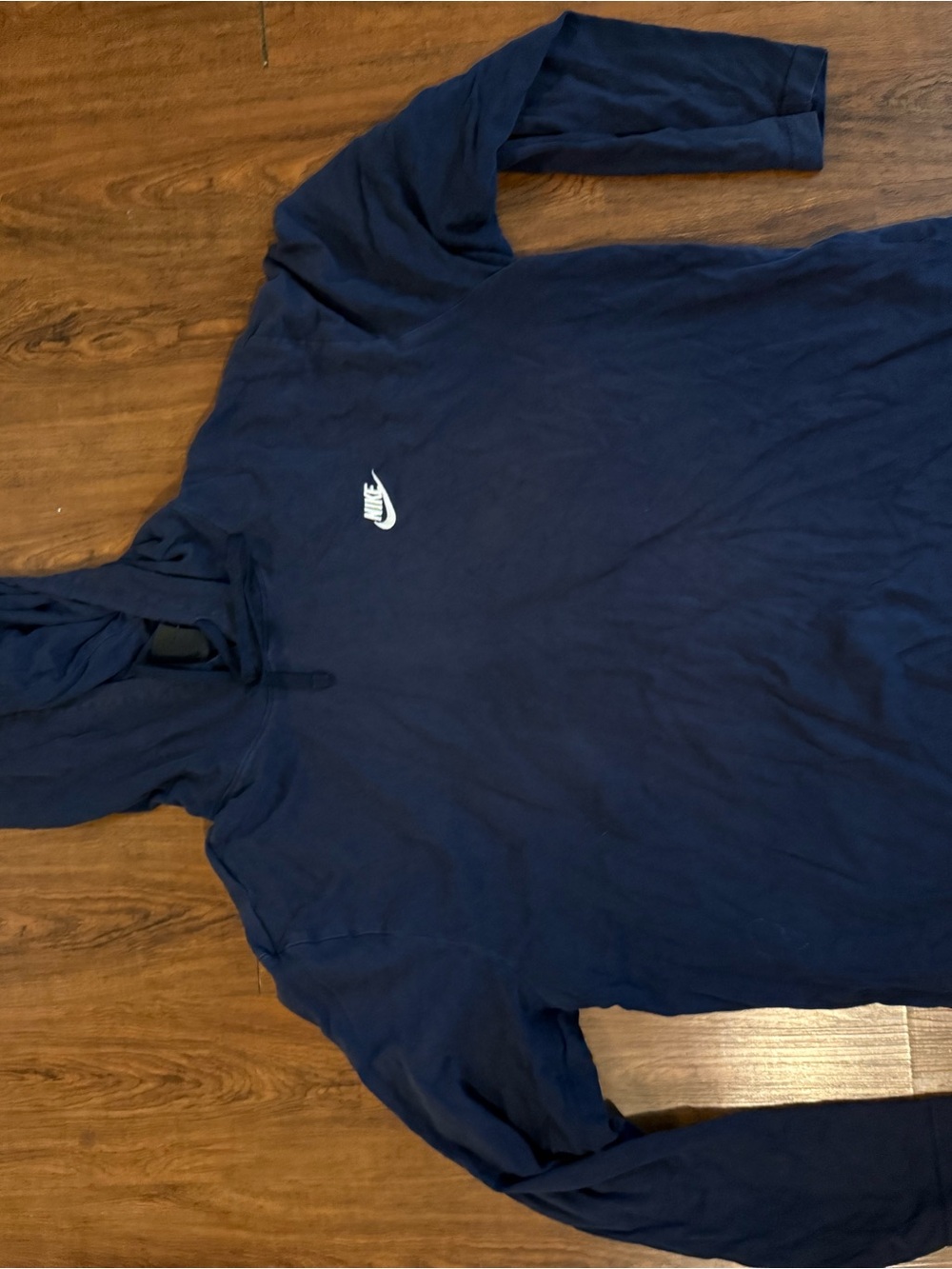 Nike Men’s Navy Blue Pullover Tshirt Hoodie